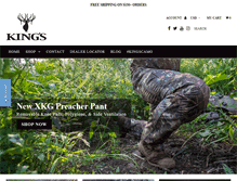 Tablet Screenshot of kingscamo.com